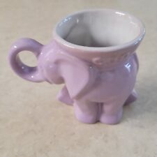 Vintage 1983 Frankoma Light Purple GOP Elephant Mug.  Excellent picture