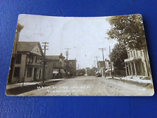 1912 Real Photo Postcard,Main Street Looking West, Flushing Mi picture