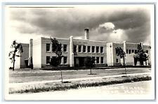 c1940's Junior High School Building Norton Kansas KS Antique RPPC Photo Postcard picture
