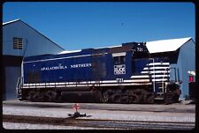 Original Rail Slide - AN Apalachicola Northern 721 Port St Joe FL 12-7-1999 picture
