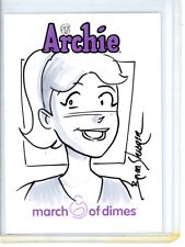 2009 5Finity ARCHIE March of Dimes BRIAN SHEARER 1/1 Artist SKETCH Card picture
