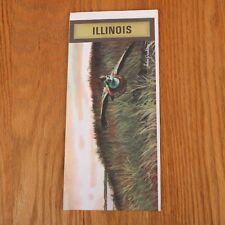 Illinois Official Highway Map Duck Cover Vintage picture