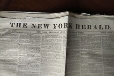 The New York Herald June 12 1867 The Original Paper Not a Copy picture