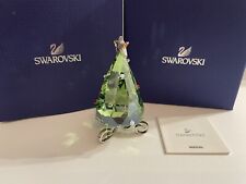 Swarovski Crystal Winter Tree Green Christmas Piece Figurine 1090188 picture