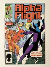 Alpha Flight # 21 April 1985 ✅ John Byrne - Diablo ✅ Marvel Comics ✅ Copper Age picture
