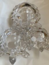 3Pcs Set Cute Home Glass Turtle Statue Handmade Art Collectibles picture