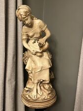 *BEAUTIFUL* Marwal Statue Woman in Garden 29” Tall, 13”W (at Base) RARE STUNNING picture