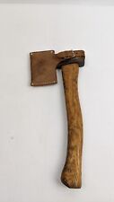 Vintage Norlund Hudson Bay Hatchet Axe Partial Label Camping w/ Case picture