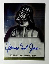 James Earl Jones Darth Vader 2001 Topps Star Wars On Card Auto Autograph *Corner picture