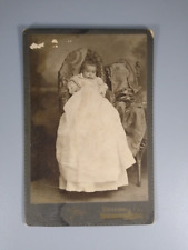 Antique Cabinet Card Reading PA Fritz Photos 1900s Christening Photo picture