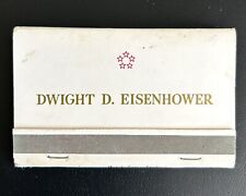 RARE General Dwight D. Eisenhower’s 1951 NATO Matchbook Unused President IKE picture