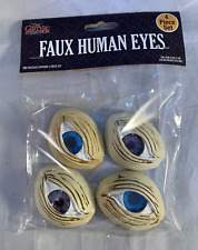 4 Piece Realistic Eyeballs Eye Balls Halloween Prop Decoration Human Crafts picture