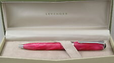 Levenger True Writer Pink & Chrome Ballpoint Pen - New In Box picture