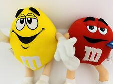 M & M Mars Plush Red and Yellow M&M Characters NANCO 2003 picture