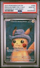 PSA 10 Van Gogh Pikachu with Grey Felt Hat 085 Black Star Promo Pokémon TCG picture