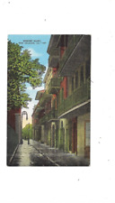 Vintage Postcard Pirates Alley New Orleans LA      Linen picture