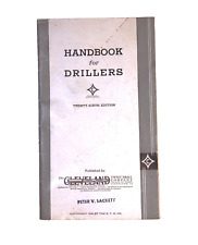 Vintage 1946 Handbook for Drillers Cleveland Twist Drill Company Booklet 7.5X4.5 picture