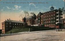 1915 Baltimore,MD Church,Home and Infirmary,No. Broadway Maryland Postcard picture