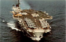 U.S.S. Saratoga, CV-60, New York Naval Shipyard, Battle of Postcard picture