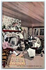 1910 And We Listen Stories at Night Wausau Wisconsin WI Vintage Antique Postcard picture