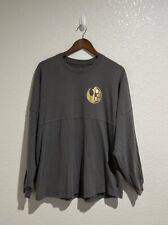 Disney Star Wars Spirit Jersey Adult Size Large Gray Long Sleeve Mens picture