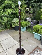 Vintage Wooden Cherry Wood Colour Floor Standing Standard Lamp Hard To Find Used picture