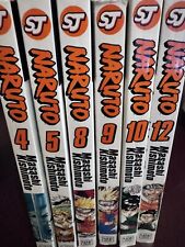 Naruto Shonen Jump Vol 4,5,8,9,10,12 Manga Anime Books Lot picture