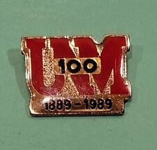 UNM 100 1889-1989 Vintage Pin Back  picture