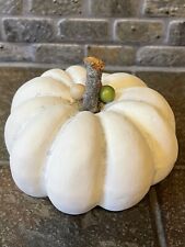 Chalk Painted Mini “Ghost” Faux Pumpkin Fall/Autumn/Thanksgiving Decor picture