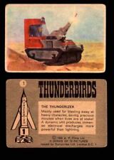 Thunderbirds Vintage Trading Card Singles #1-72 Somportex 1966 picture