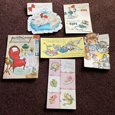 Lot of 6 Vintage Put on your Crown Birthday Cards Rare Scrapbooking, Crafting picture