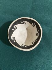 Native American Miniature Pottery Bowl Signed Hailstorm picture