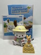 Sanrio Top Toy Holiday Beach Pochacco Sand Castle Scene Vinyl Figure New w/ Box picture