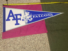 Vintage USAF United States Air Force Academy Pennant - FALCONS - LIGHTNING BOLT picture