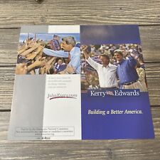 Vintage Kerry Edwards Mail Pamphlet Brochure Building A Better America picture