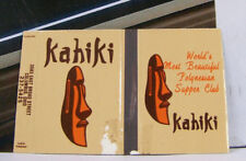   Rare Vintage Matchbook Cover B2 Cleveland Ohio Kahiki Polynesian Supper Club picture
