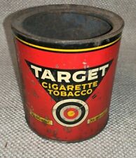 Vintage TARGET Cigarette Tobacco Metal Tin (B&W Product) NO Lid picture