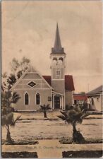 1910s ANAHEIM, California HAND-COLORED Postcard 