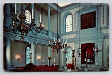 Touro Synagogue Oldest in America Jewish Religion Newport RI Vtg Postcard View picture