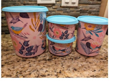 Tupperware Canister Set - Blushing Meadows One Touch Canister picture