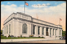 Vintage Postcard 1958 U.S. Post Office, Lima, Ohio (OH) picture