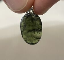 Moldavite Cabachon Pendant Drill Set 11.5 ct with Certificate of Authenticity picture