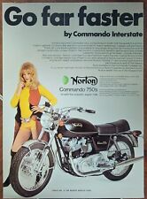 1972 Norton Commando 750 Commando Original Motorcycle Ad picture