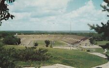 Rare 1960 University of Kansas Jayhawks Football Memorial Stadium Postcard picture