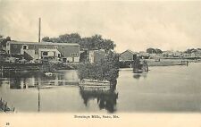 c1906 Lithograph Postcard; Deerings Mills, Saco ME York County Unposted picture