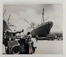 1969 Kimovsk Soviet Cargo Ship Russian Santiago Port Cuba Vintage Press Photo picture