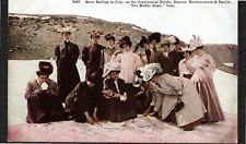 Antique Postcard 1900s Pretty Ladies/Women Snow July Continental Divide Big Hats picture