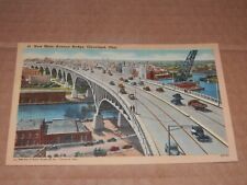 CLEVELAND OHIO - 1948 POSTCARD - NEW MAIN AVENUE BRIDGE picture
