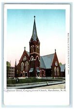 c1905s Copper Window Congregational Church Manchester New Hampshire NH Postcard picture