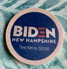 Wooden Nickel New Hampshire Primary 2020 PRESIDENT Biden Political Campaign VOTE picture